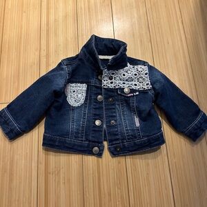 Baby girl Jean jacket. Size 3-6 months